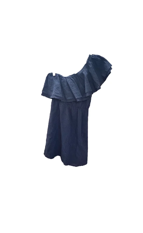 H&M Midi Navy Dress XS Chic Bohemian Midi Dress