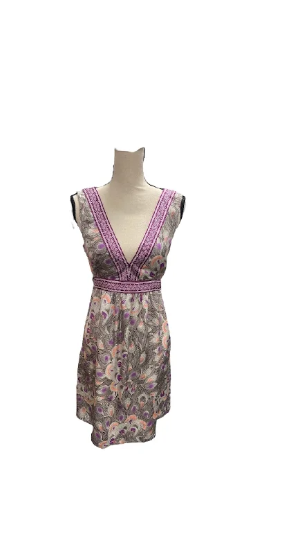 H&M Midi Satin Purple Dress 8 Trendy Ruffled Sleeve Midi Dress