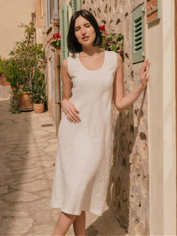 Ines Linen Midi Slip Dress | Multiple Colours Elegant Velvet Midi Dress