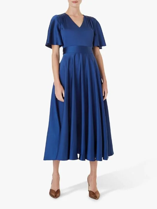 Midi Satin Dress Cozy Knit Midi Dress