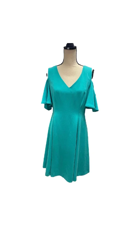 NWT Antonio Melani Midi Green Dress 6 Fashionable High-Neck Midi Dress