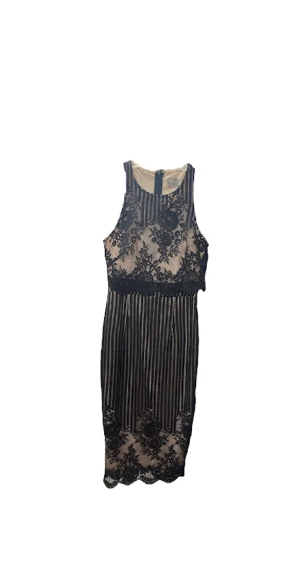 NWT Asos Midi Black Lace Dress 4 Fashionable Fitted Midi Dress