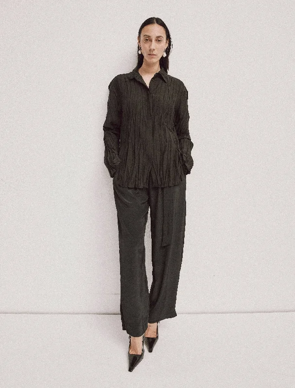 Sem Shirt In Black-- Oversized T-Shirt Spandex breathable