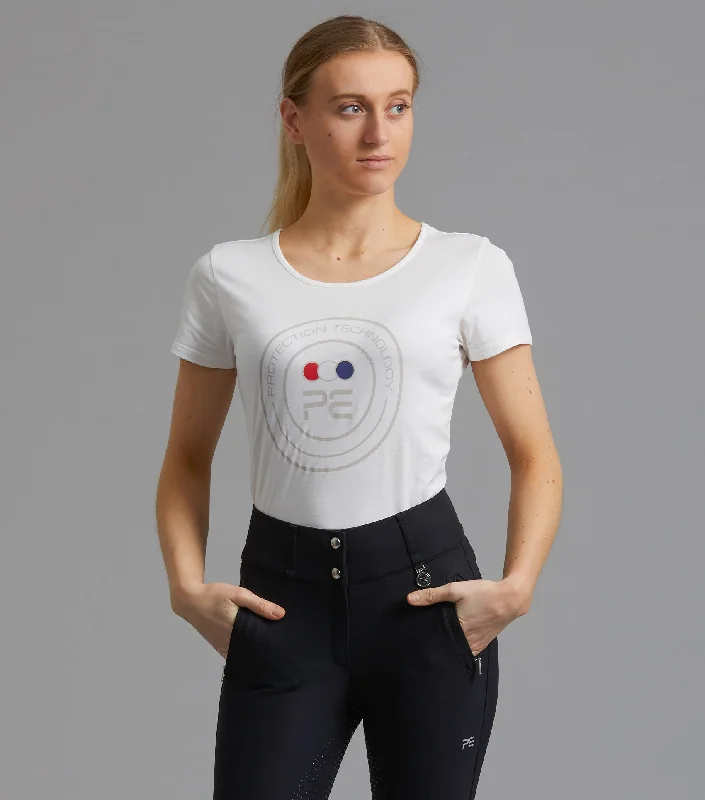 PEI Fiero Ladies Cotton T-Shirt-- Welt Pockets Slit Pockets Flap Pockets