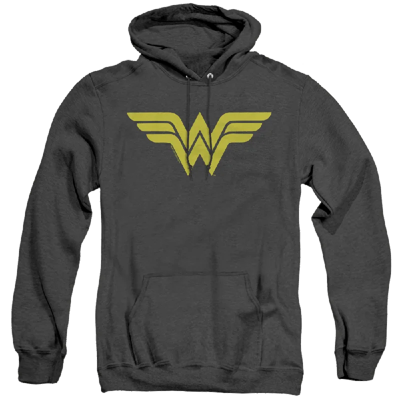 Wonder Woman Wonder Woman Logo - Heather Pullover Hoodie Oblong Neck Pullover