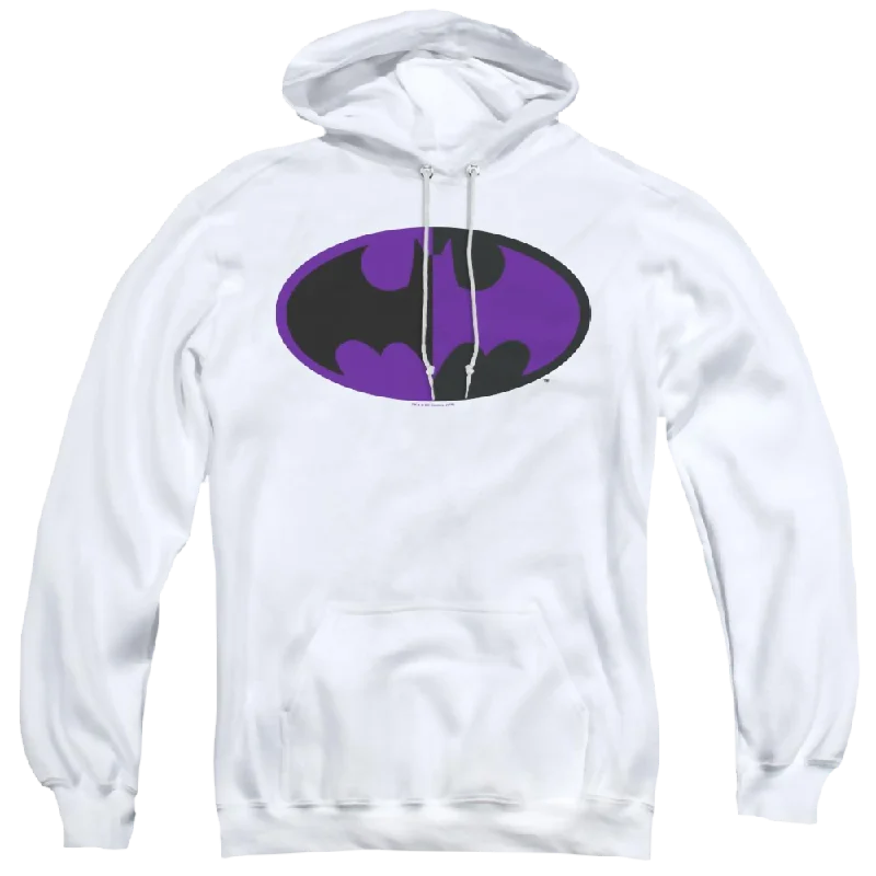 Dc Batman Split Symbol - Pullover Hoodie Besom Neck Pullover