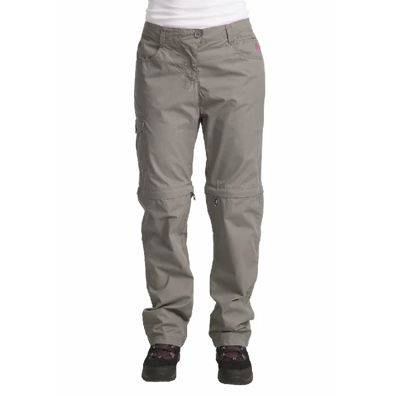 Rambler Convertible Womens Walking Trousers (Zip Off Legs) - Storm Grey Trousers luxurious high-end