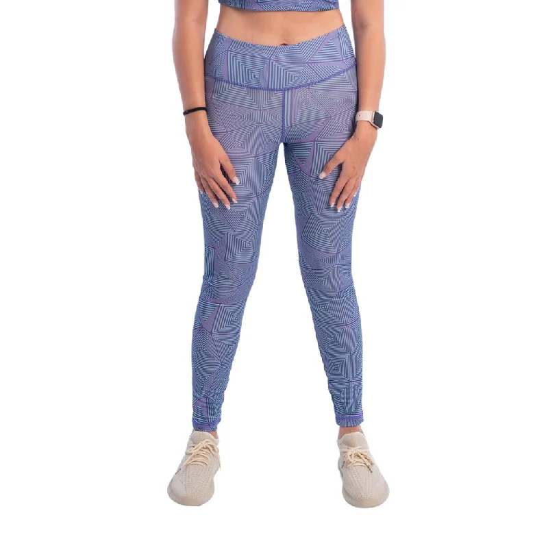 NYA Mosaic Leggings Elegant Sheer Leggings