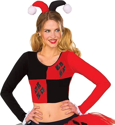 Women's Batman Harley Quinn Crop Top Cozy Warm Stylish