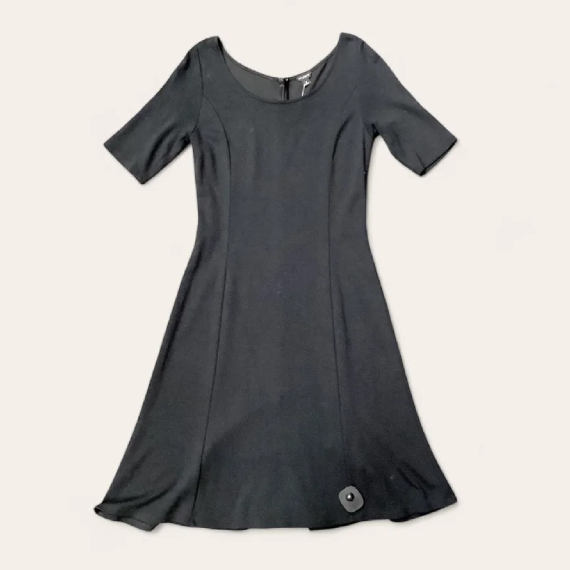 Dress Casual Midi By Ann Taylor In Black, Size: 8 Stylish Off-Shoulder Ruffle Dress