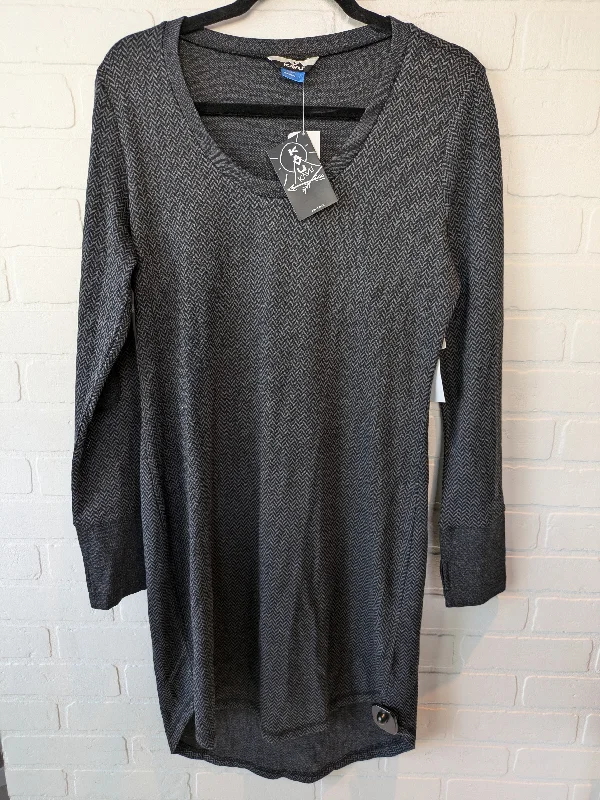 Dress Casual Midi By Kavu In Grey, Size: L Fashionable A-Line Midi Dress