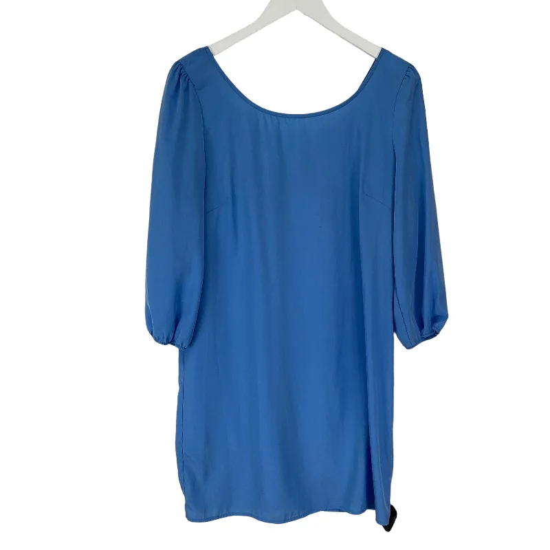 Dress Casual Midi By Pink Owl In Blue, Size: L Trendy Fit-and-Flare Midi Dress
