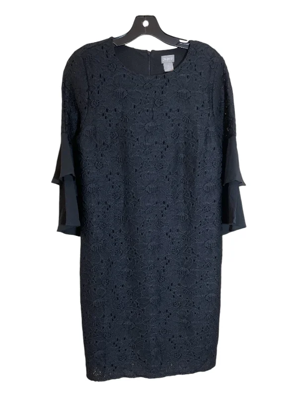 Dress Party Midi By Chicos In Black, Size: S Comfortable Knitwear Midi Dress